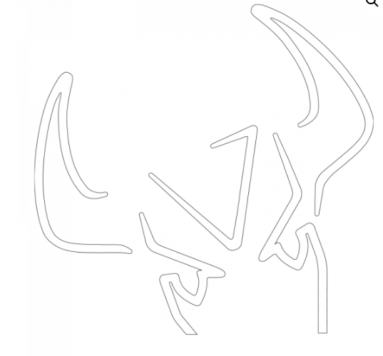 MAXI BULL TRANSFER 150X150CM