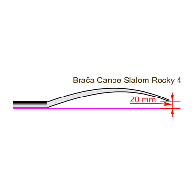 Braca Canoe Slalom Paddle
